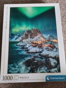 PUZZLE 1000 ELEMENTÓW, CLEMENTONI, LOFOTEN ISLANDS, NORWEGIA, KRAJOBRAZ