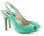 H&M zielone buty damskie zamszowa szpilki sandały skóra naturalna 36 okazja