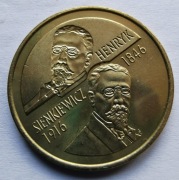 2 zł Henryk Sienkiewicz Polska 1996 nr 3
