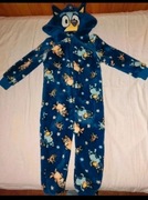 Bluey Ciepły pluszowy kombinezon one size 98 piżama dres 104