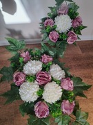 Komplet nagrobny zestaw stroik bukiet 