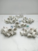 Gniazda ceramiczne GU-10 (45 sztuk)  na lampki LED  