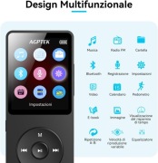 Odtwarzacz MP3 AGPTEK A02PLT 64GB – Bluetooth 5.3