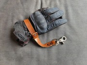 Rękawice motocyklowe 4SR Caffe Latte rozm. M + "zaczep" do spodni