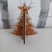 Bursztynowy łapacz słońca drzewko szczęścia 