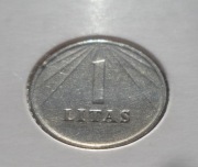 Litwa II. Republika LTL 1 lit litas 1991 KM# 91 Ładny stan Rzadki
