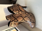 Botki Tamaris wzór skóra węża nowe 39