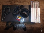 PLAY STATION 2 ZESTAW-PAD, GRY, OKABLOWANIE