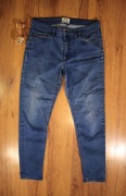 Spodnie Acne Studios r. W30 jeansowe bawełna lyocel długie niebieskie