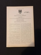 Patent na składany domek dla lalek, nr 329343, Wrocław 1919, unikat!