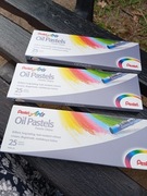 Pastele olejne zestaw nowe Pentel 25sztuk 3 opakowania