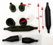 Osłona obudowa dzielona cewka antena maszt CB