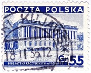 ZŁOTNIKI KUJAWSKIE. Znaczek Fi 288I. Przesunięcie perforacji.