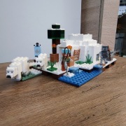 LEGO Minecraft 21142 Igloo Polarne – komplet + instrukcja 