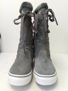 Nowe szare zamszowe buty ocieplane Vans 40.5