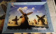 Unikatowe Puzzle Heye 1000 elem. Dreamlands . Używane, 1 brak  