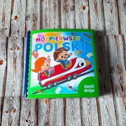 Książka na rzepy. Mój pierwszy polski. Montessori. Zabawka edukacyjna.