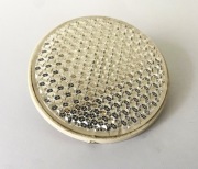 Światło odblaskowe białe okrągłe 