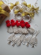 Ozdoby świąteczne ze sznurka