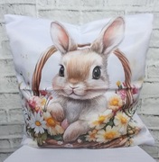 Wielkanocna dekoracyjna poszewka na poduszkę 