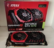 100% sprawna Karta graficzna msi geforce GTX 1070 Gaming X