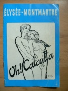 Elysee-Montmartre- Oh! Calcutta. Program teatralny