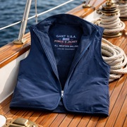 Kamizelka ocieplacz bezrękawnik GANT oryginalna granatowa rozmiar M - L