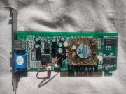 Karta Graficzna AGP 64MB TV-Out VGA Retro PC Windows 98 XP