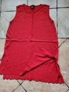 Bluzka dłuższa czerwona rozm. XL