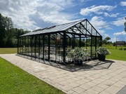 Szklarnia aluminiowa 17,4m2 (383-457), szkło hartowane 4 mm 