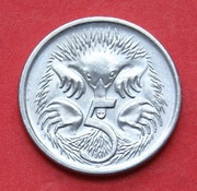 5 Centów  2005  r -     Australia  Kolczatka     stan !!