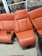 Kanapa narożnik skórzany elektrycznie sterowany 