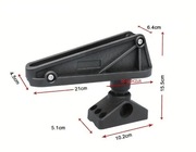 Obrotowy wysięgnik do kotwicy do łodzi wędkarskich  pontonów i innych 