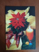 Kartka świąteczna na Boże Narodzenie - Gwiazda Betlejemska / stroik