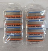 Wkłady do Gillette fusion 5 Yelow  8 sztuk 