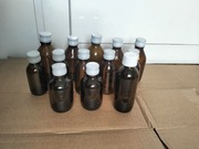 Butelki/buteleczki 100 ml, brązowe 13 szt.