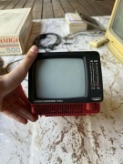 Radziecki mini telewizor Elektronika 409D z lat 80