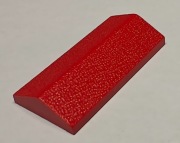 Lego 3299 skos dach niski 2x4 czerwony - 3 sztuki !