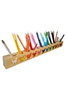 Sorter organizer na kredki. 12 miejsc dinozaury