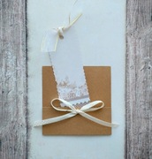 Kartonik na kartę podarunkową, zakładka do książki, prezent