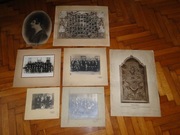 ZDJĘCIA DUŻE W WIĘKSZOŚCI PASSEPARTOUT, POCZĄTEK XX w. DO LAT 30-TYCH