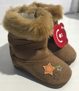 BOBAS BUCIKI NIEMOWLĘCE cieplutkie 6-12m kozaczki