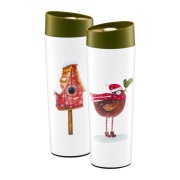 Kubek termiczny AMBITION Forest 340 ml Ptaszek