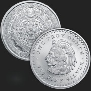 1oz Aztec Calendar 1uncja srebra Ag 999 Kalendarz aztecki Golden State Mint