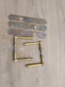 stare klamki mosieżne