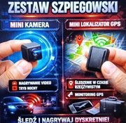 Zestaw szpiegowski | Mini kamera | Lokalizator GPS | Instrukcja PL
