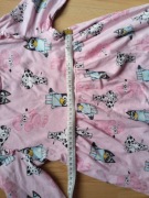 Sukienka różowa długi rekaw