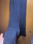 Spodnie damskie mieniące się na srebrno Esmara szeroka nogawka 