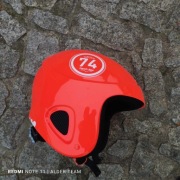 Kask snowboardowy WED'ZE pomarańczowy rozmiar 48-52