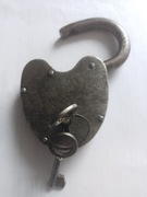 Kłódka stara duża sygnowana Werk 32 